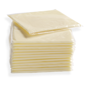 Láminas de queso selladas herméticamente
